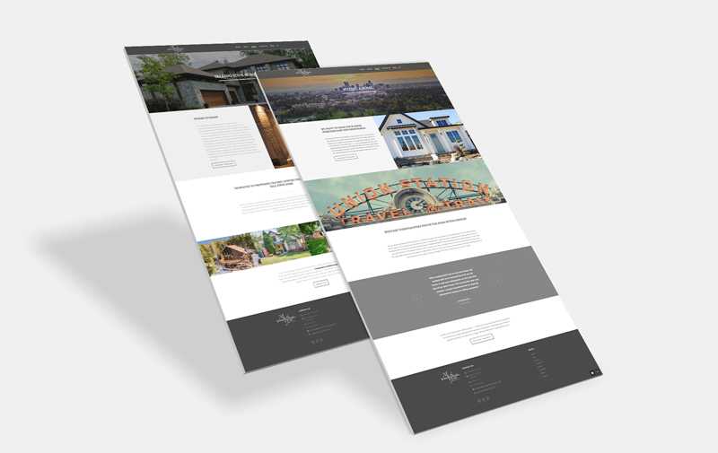 Real estate blog and about page