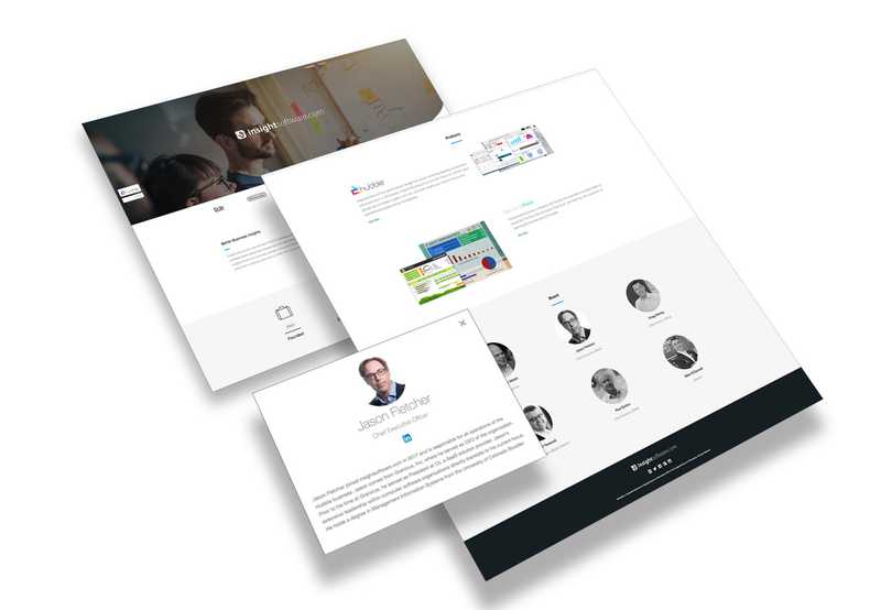insightsoftware home page design