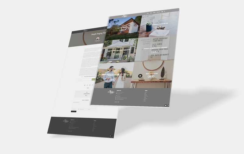 Real estate website pages