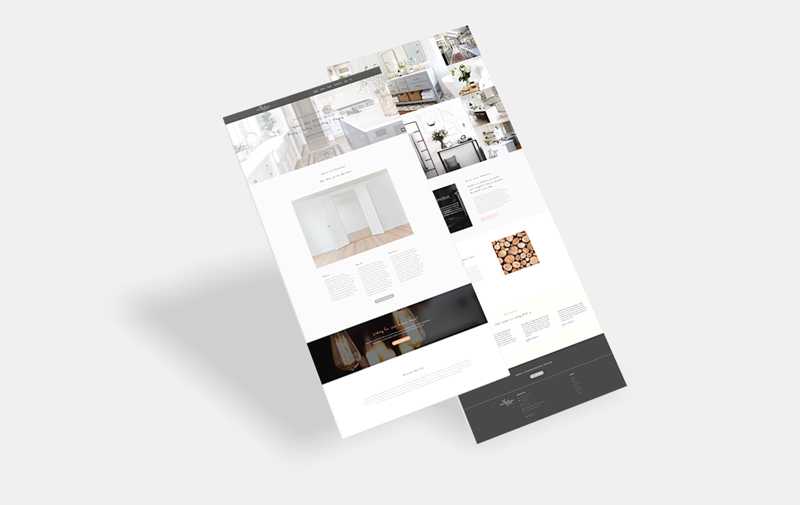 Real estate website home page