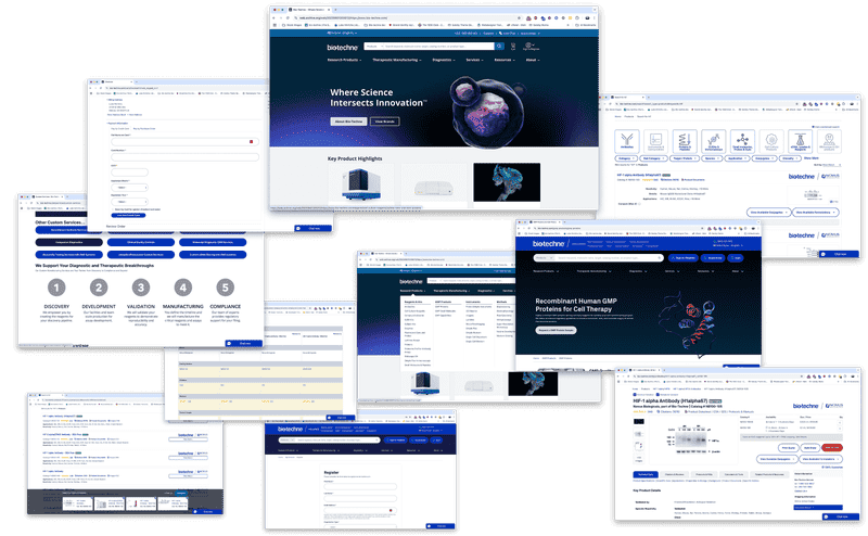 bio-techne website update